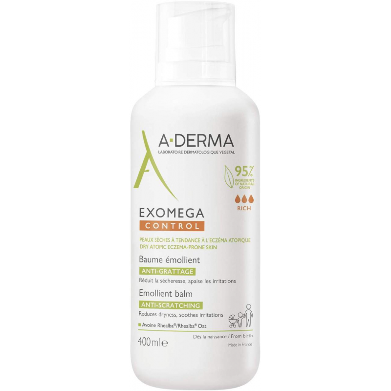 A-Derma Exomega Control Balsam rückfettend 400 ml