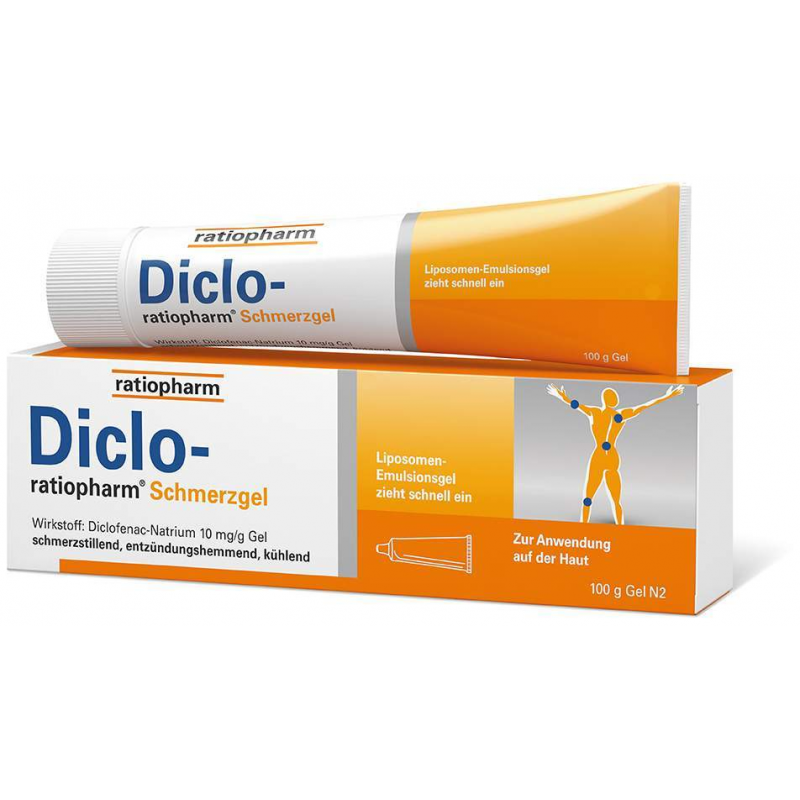 Diclo ratiopharm Schmerzgel 100 g Gel