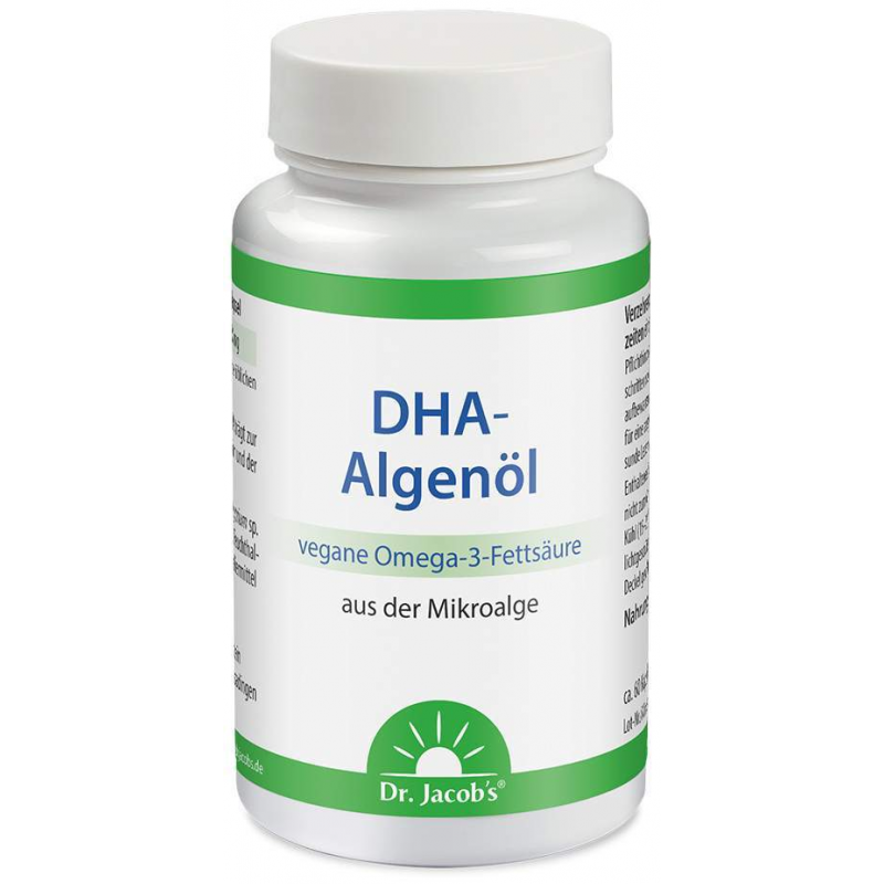 DHA Algenöl Omega-3 vegan 60 Kapseln