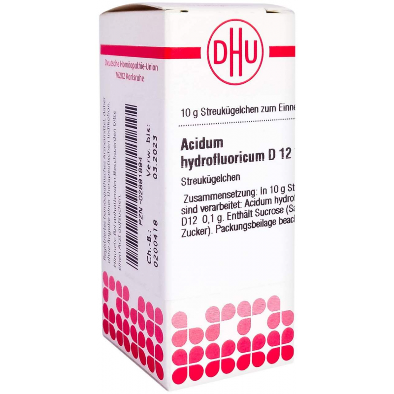 Dhu Acidum Hydrofluoricum D12 Globuli