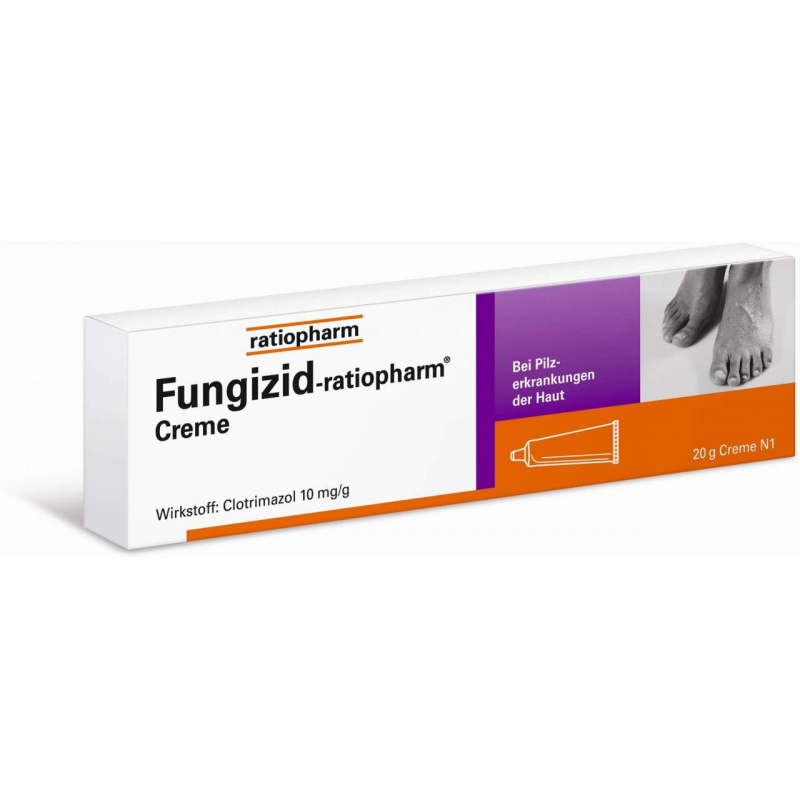 Fungizid ratiopharm 20 g Creme