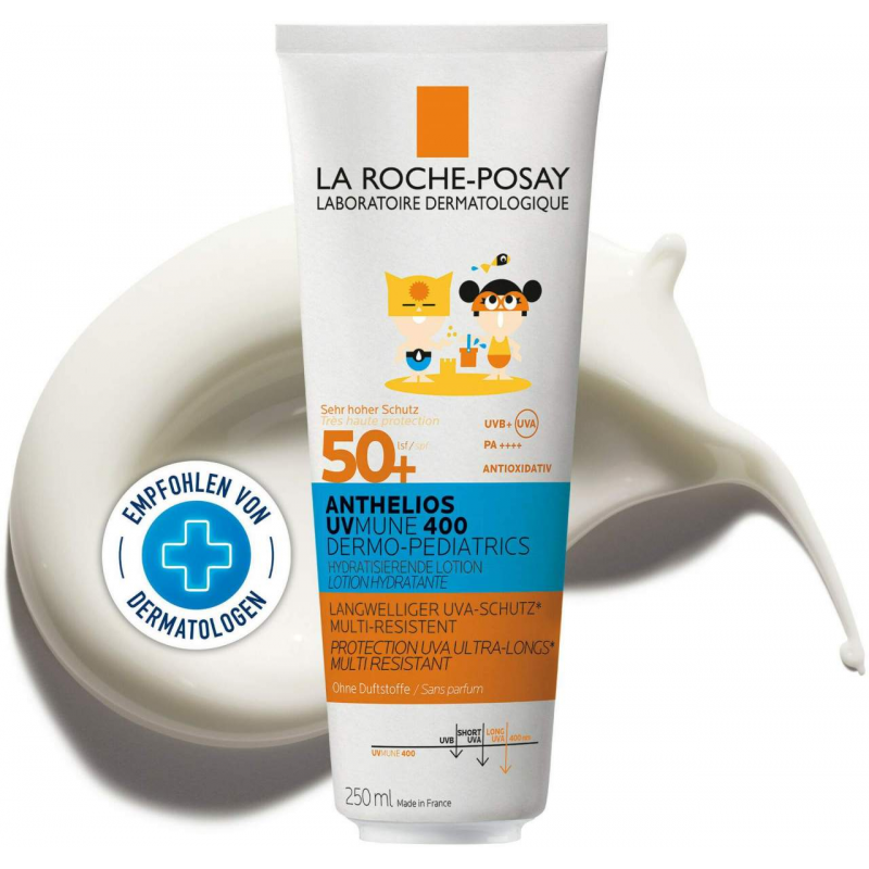 La Roche Posay Anthelios Dermo-Kids Hydratisierende Milch UVMune 400 LSF50 250 ml