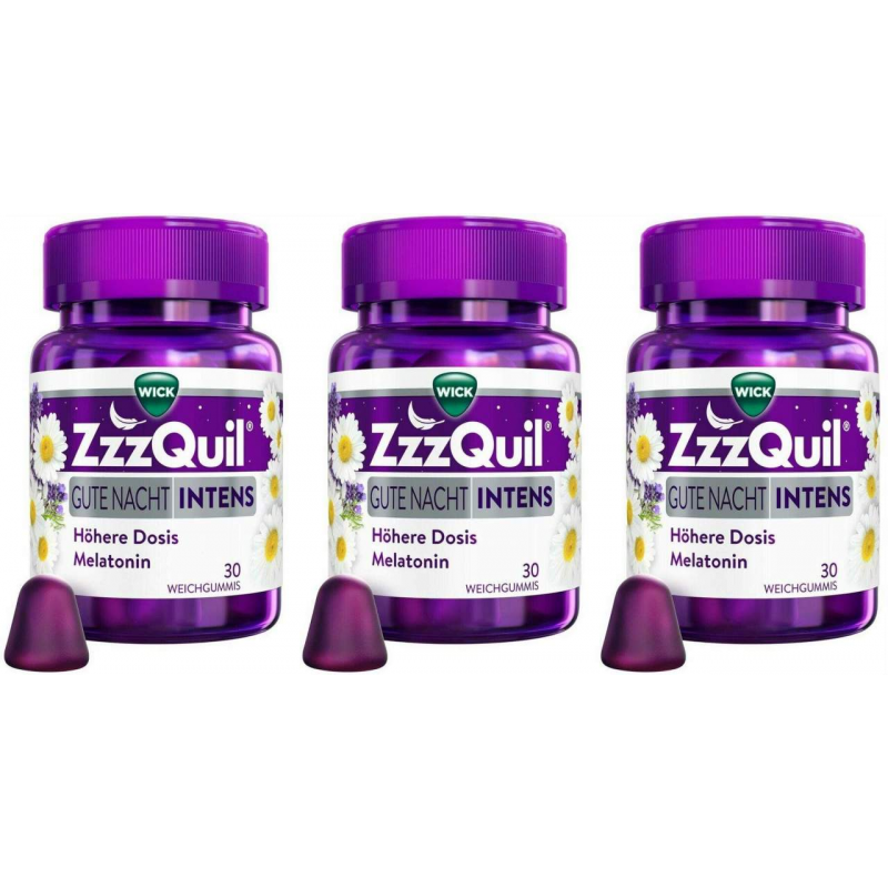 WICK ZzzQuil Gute Nacht Intens 3 x 30 Stück