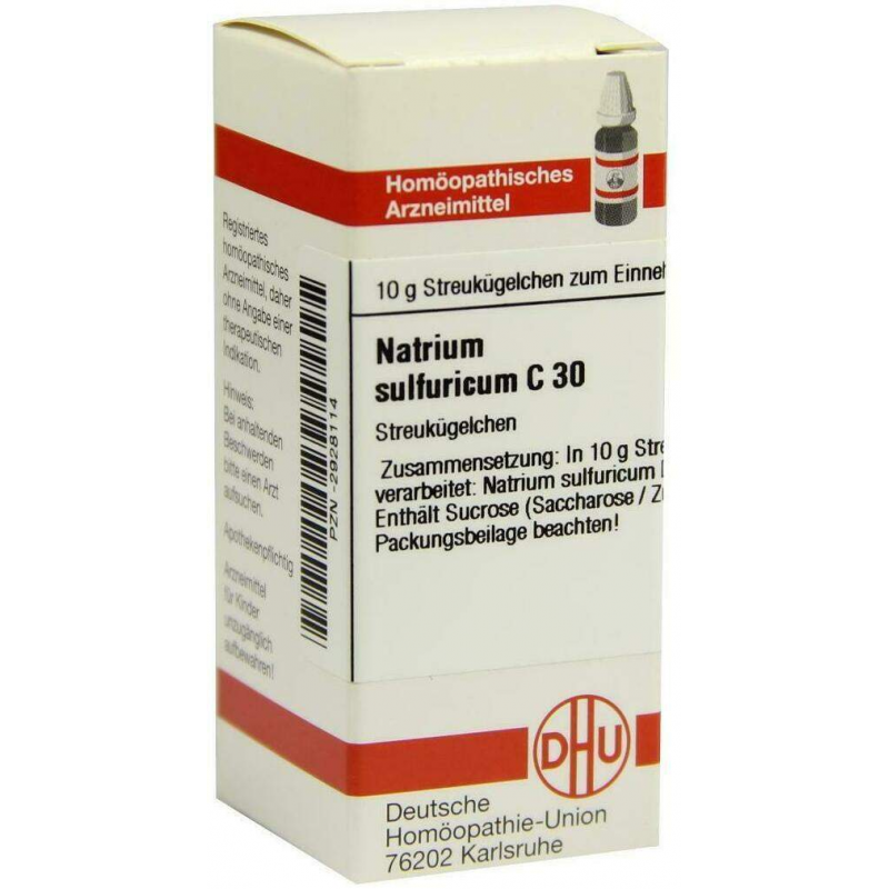 Dhu Natrium Sulfuricum C30 10 G Globuli