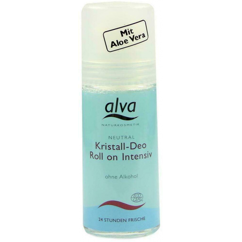 Alva Kristall Deo Roll On Intensiv 50 ml Stift