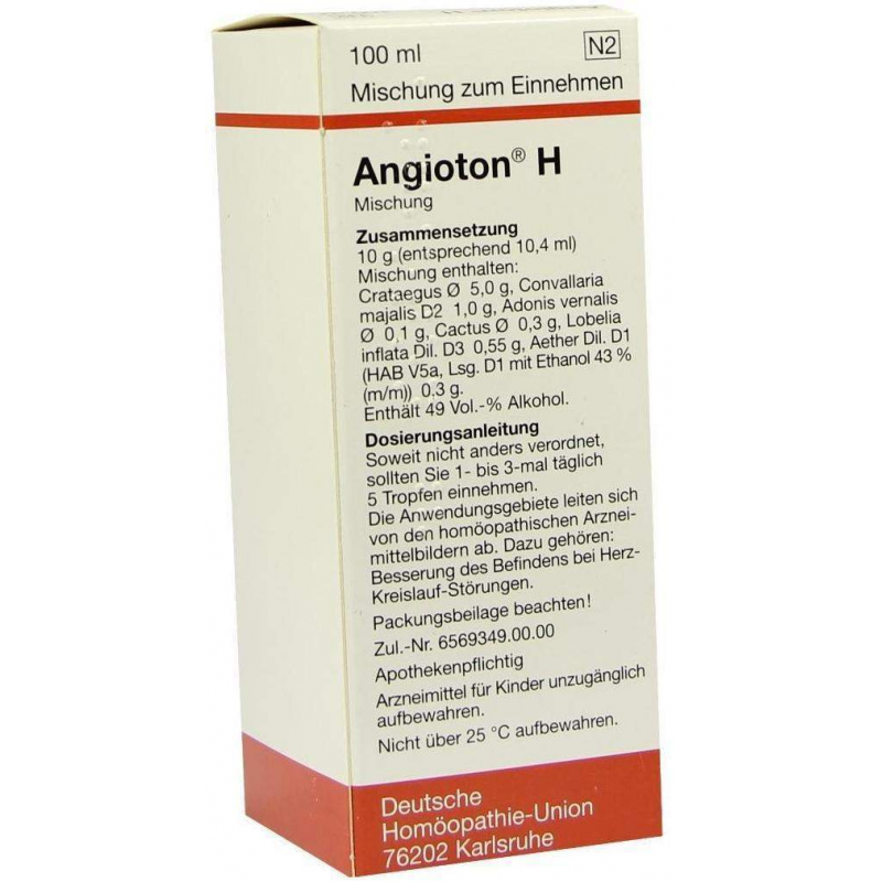 Dhu Angioton H 100 ml Liquidum