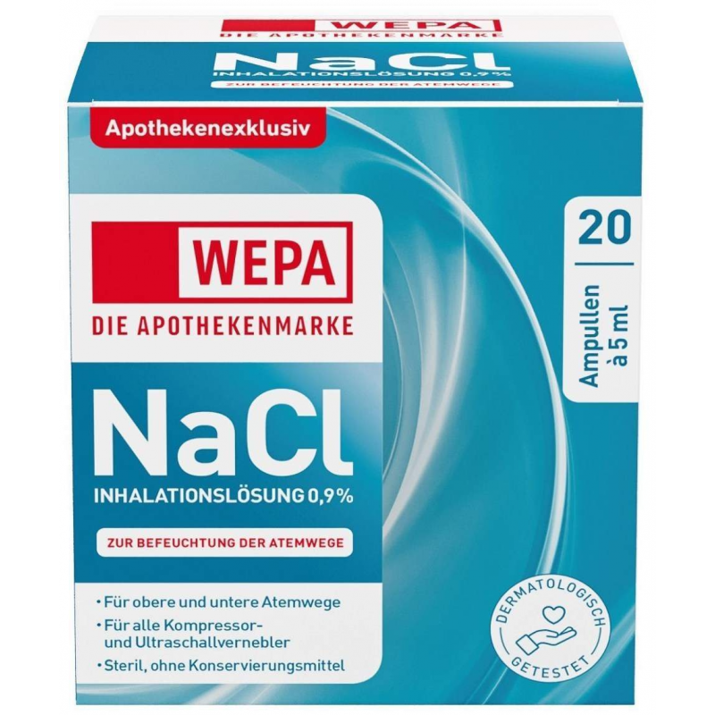 WEPA Inhalationslösung Nacl 0,9% 20 X 5 ml