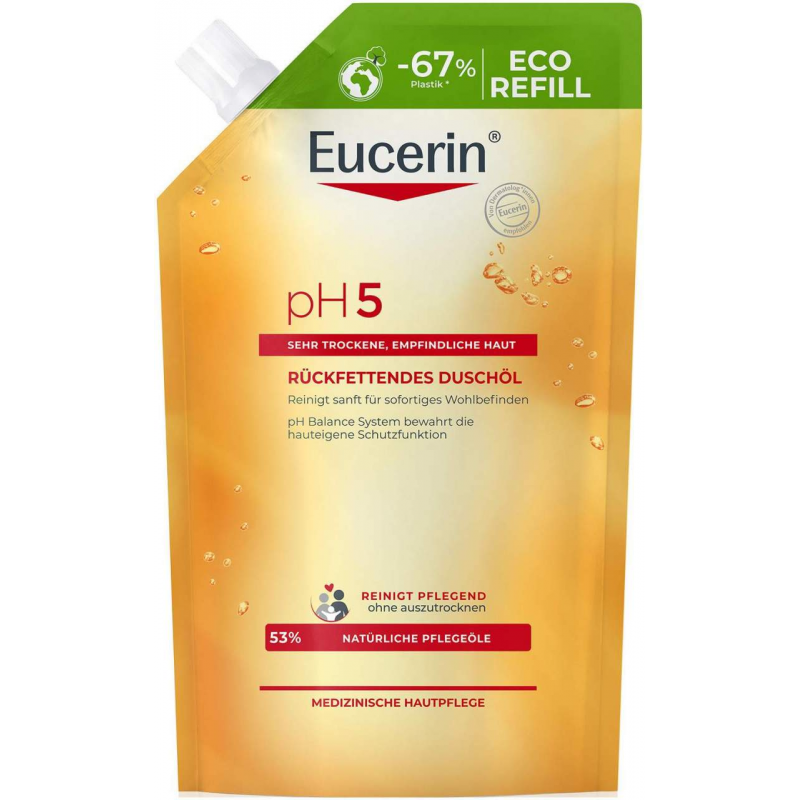 Eucerin pH5 Duschöl 400 ml Nachfüllbeutel empfindliche Haut