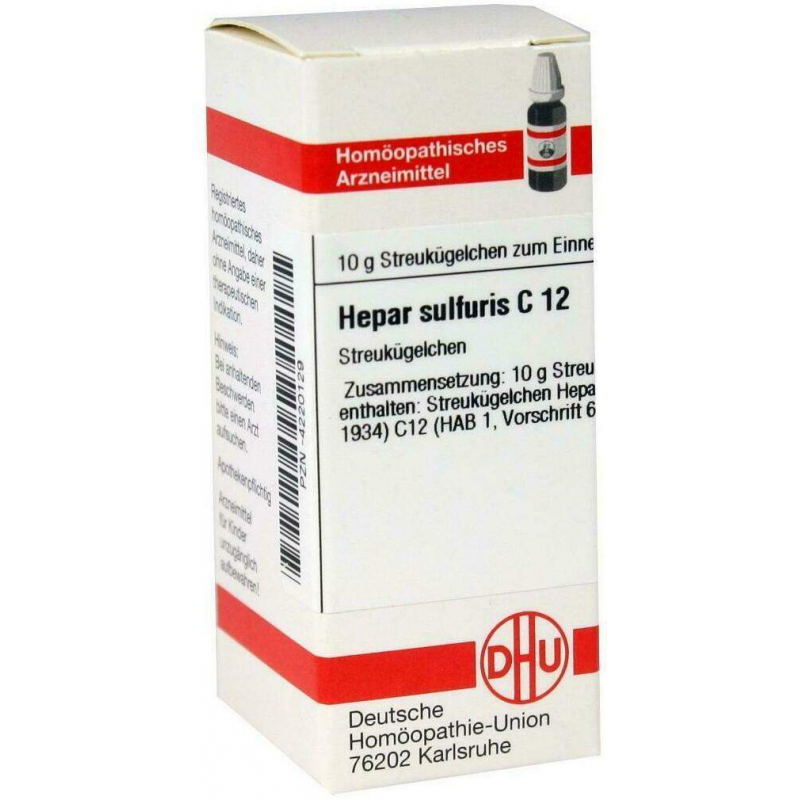 Dhu Hepar Sulfuris C12 10 G Globuli