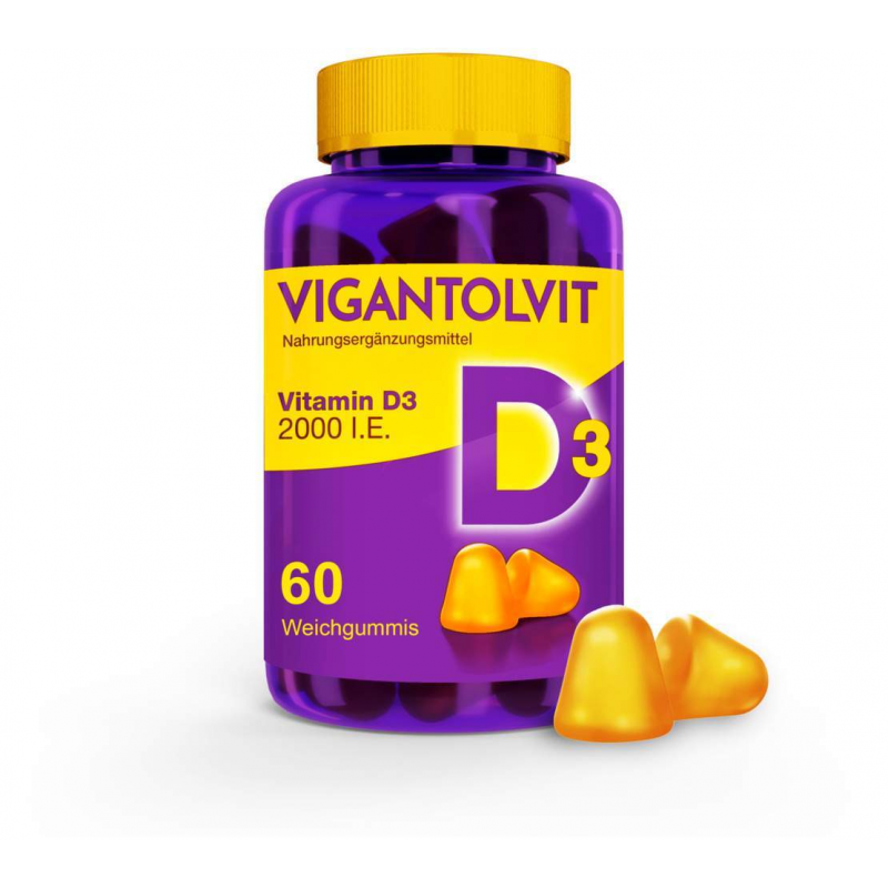Vigantolvit 2000 I.E. Vitamin D3 60 Weichgummis