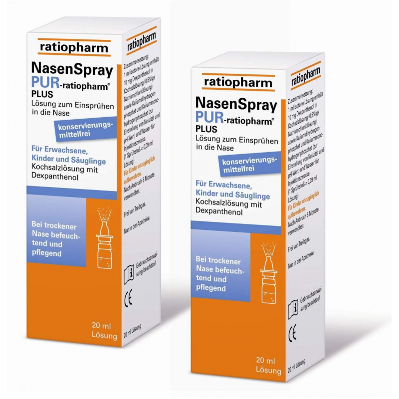 NasenSpray PUR-ratiopharm PLUS 2 x 20 ml