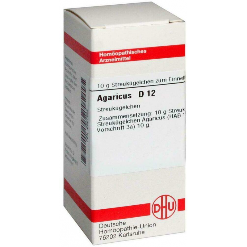Dhu Agaricus D12 Globuli