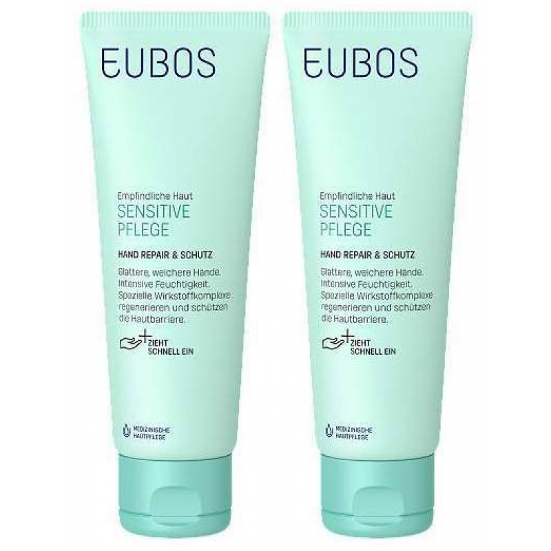 Eubos Sensitive Handcreme 2 x 75 ml Repair und Schutz