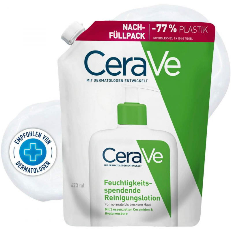 Cerave feuchtigkeitsspendende Reinigungslotion Nachfüllpack 473 ml