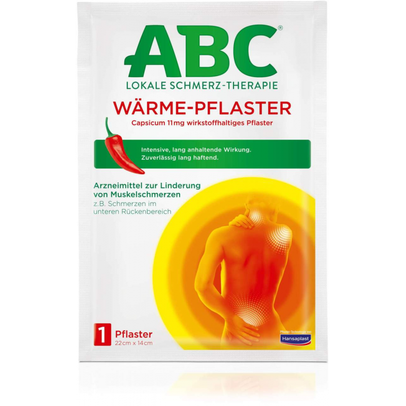 Hansaplast Med Abc Wärme Pflaster Capsicum 1 Stück