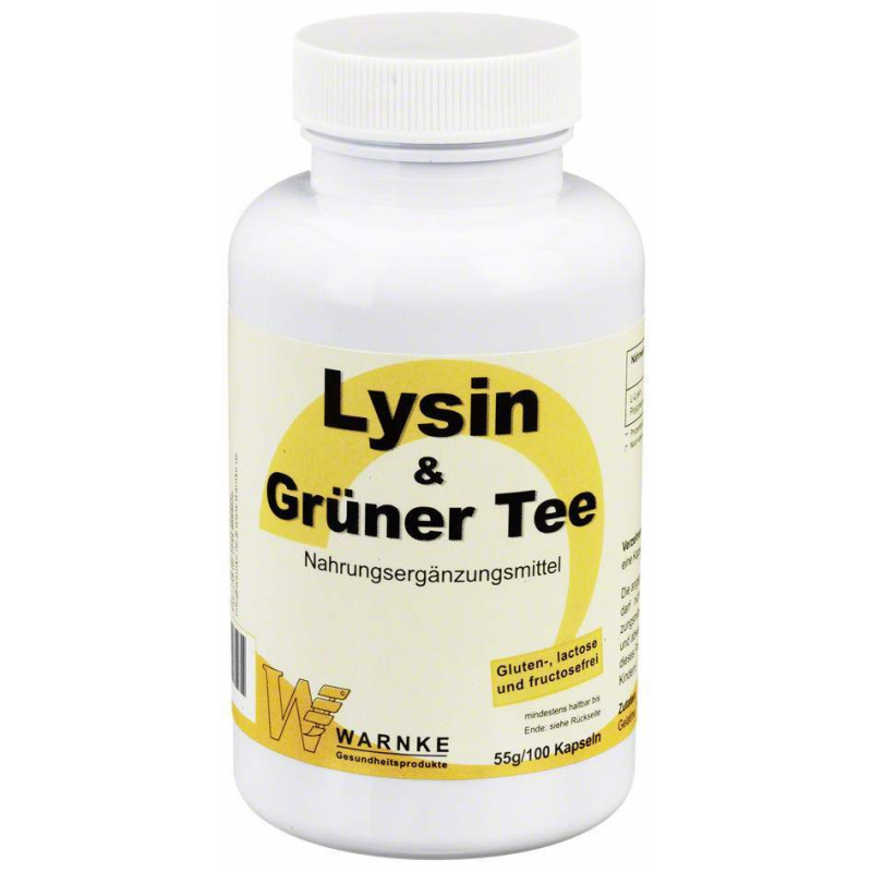 Lysin und Grüner Tee 100 Kapseln