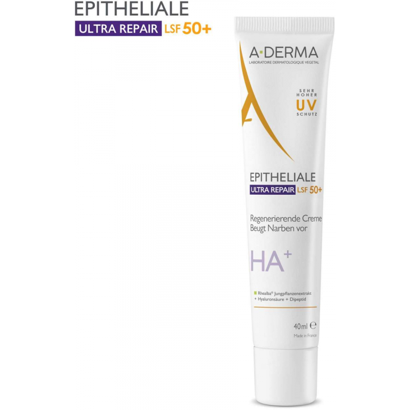 A-Derma Epitheliale Ultra Repair Creme Lsf50+ 40 ml