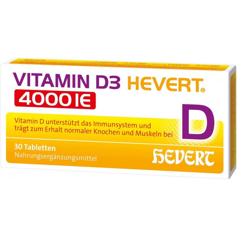 Vitamin D3 Hevert 4.000 I.E. 30 Tabletten