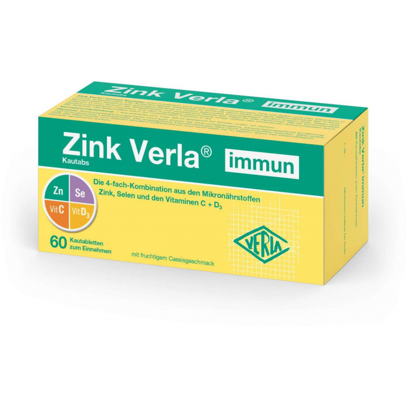 Zink Verla immun 60 Kautabs