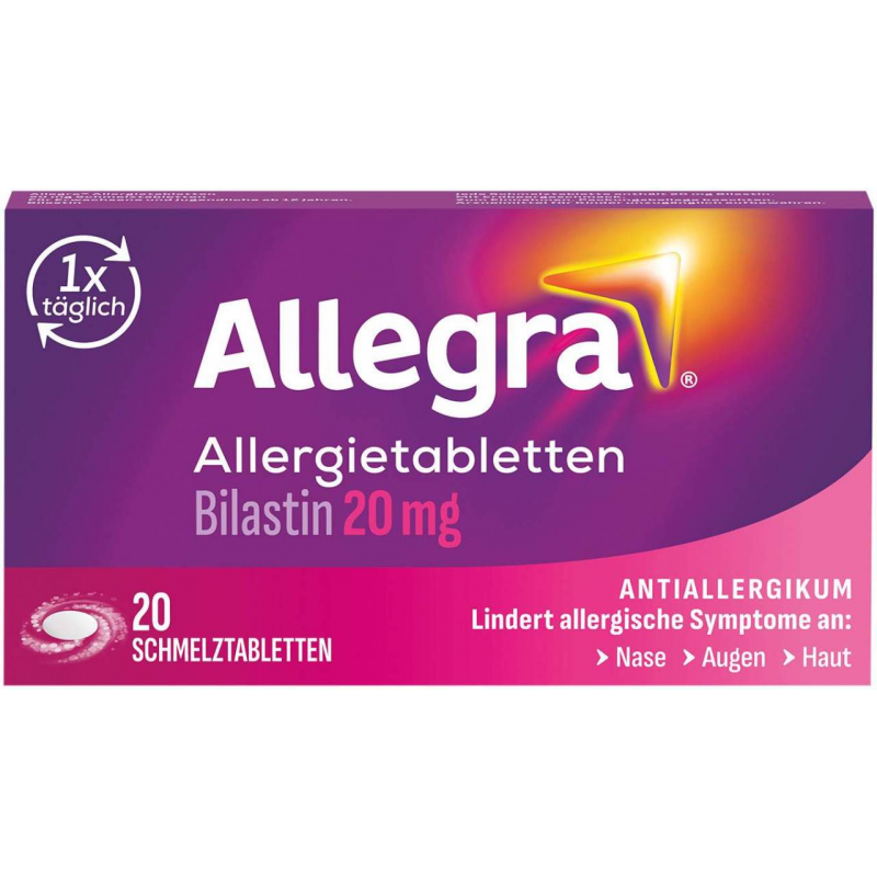 Allegra Allergietabletten 20 mg 20 Schmelztabletten