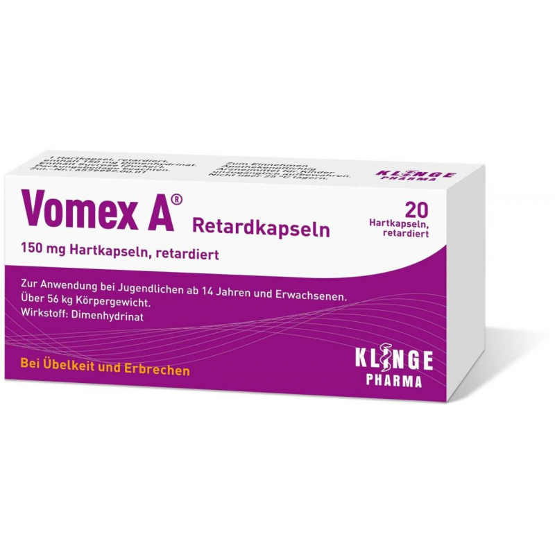 Vomex A Retardkapseln 20 Stück