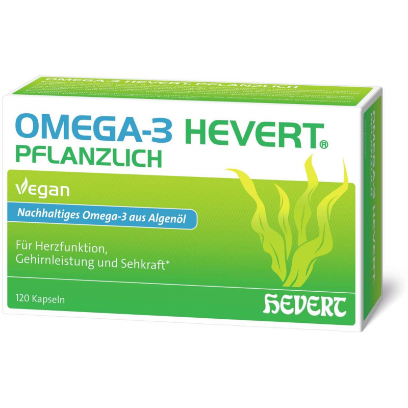 Omega-3 Hevert pflanzlich 120 Weichkapseln