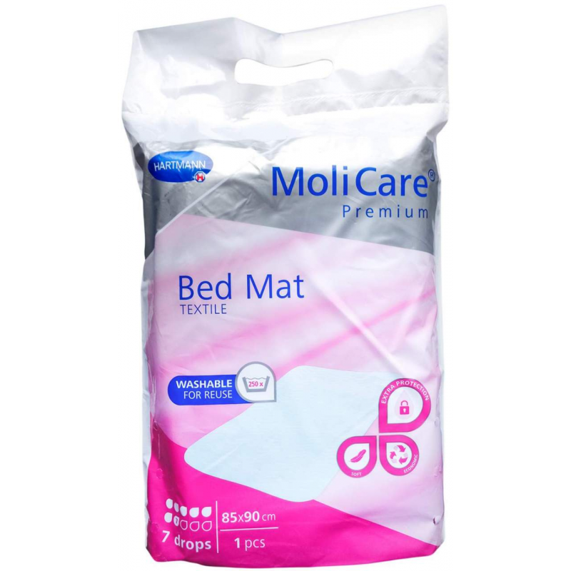 Molicare Premium Bed Mat Textile 7 Tropfen 85 X 90 cm 1 Stück