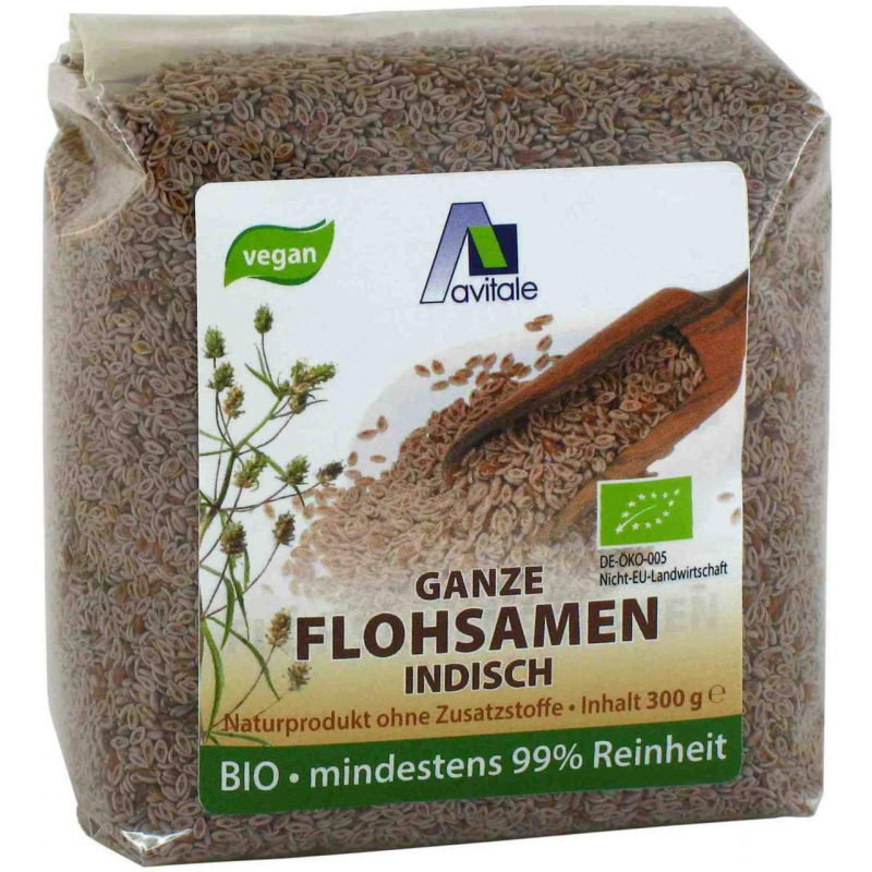 Ganze Flohsamen indisch Bio 300 g