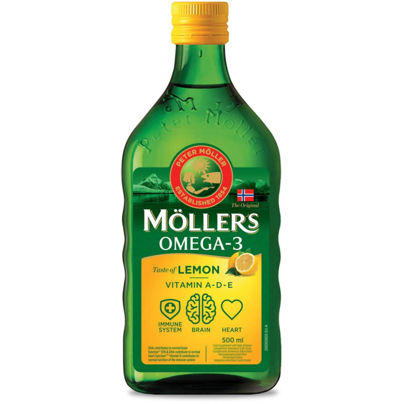 Möller s Omega-3 Zitrone Öl 500 ml