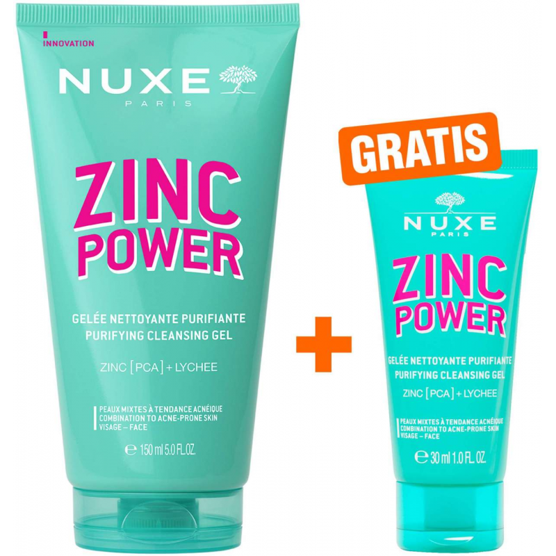 NUXE Zinc Power Reinigungsgel 150 ml + gratis 30 ml