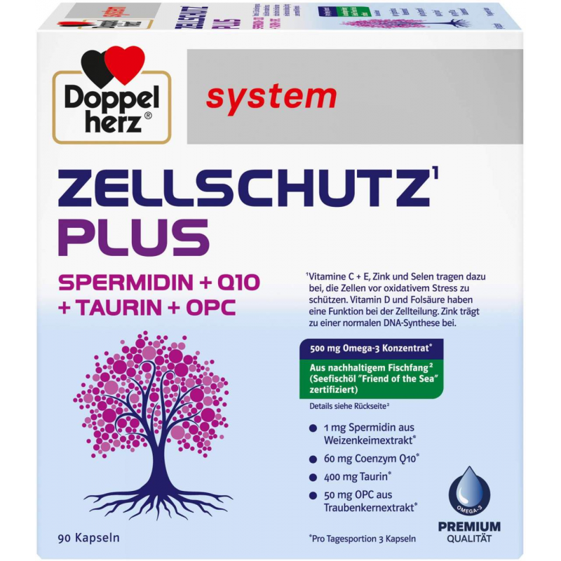 Doppelherz system Zellschutz Plus 90 Kapseln