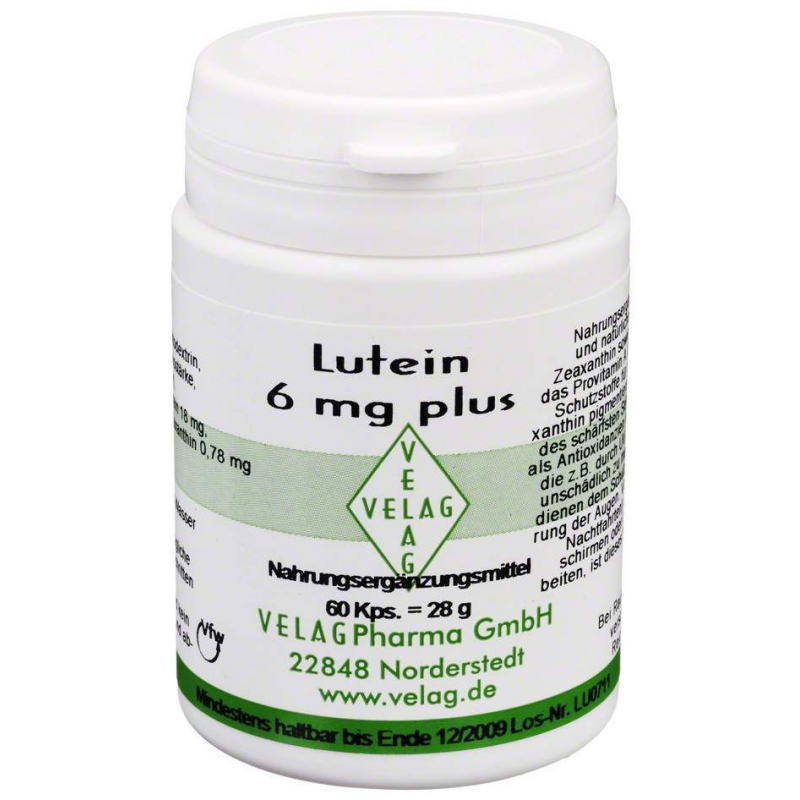 Lutein 6 mg Plus Kapseln