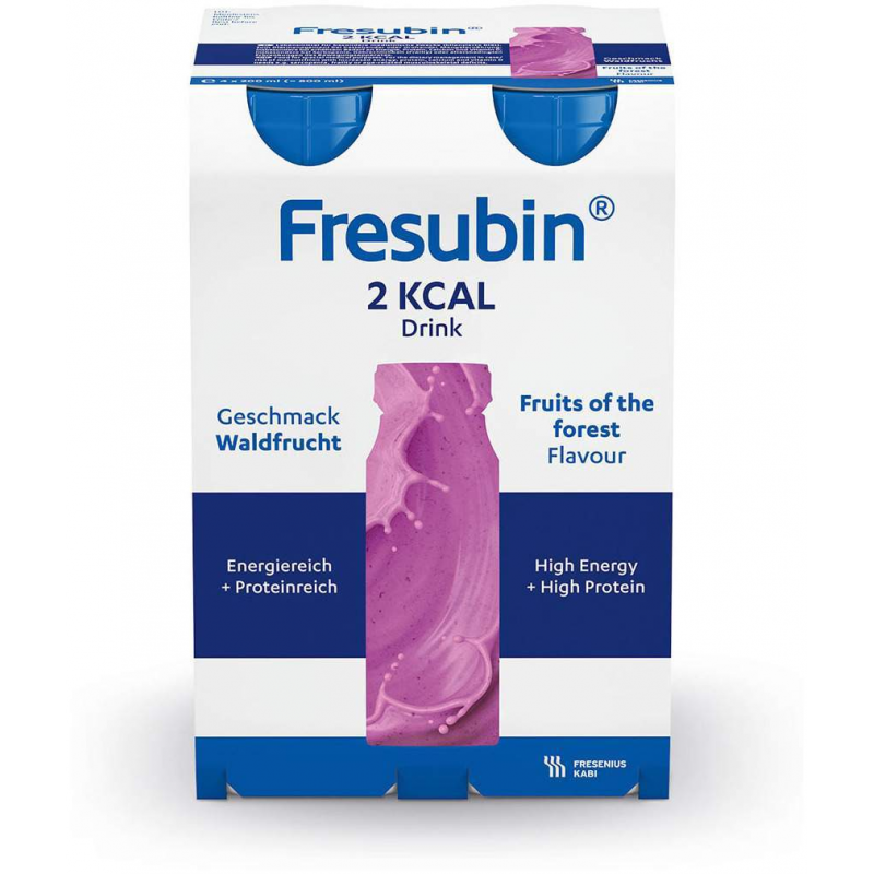 Fresubin 2 Kcal Drink Waldfrucht 4 X 200 ml Trinkflaschen