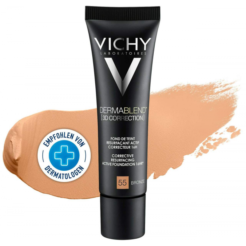 Vichy Dermablend 3d Make-Up 55 Bronze 30 ml Creme