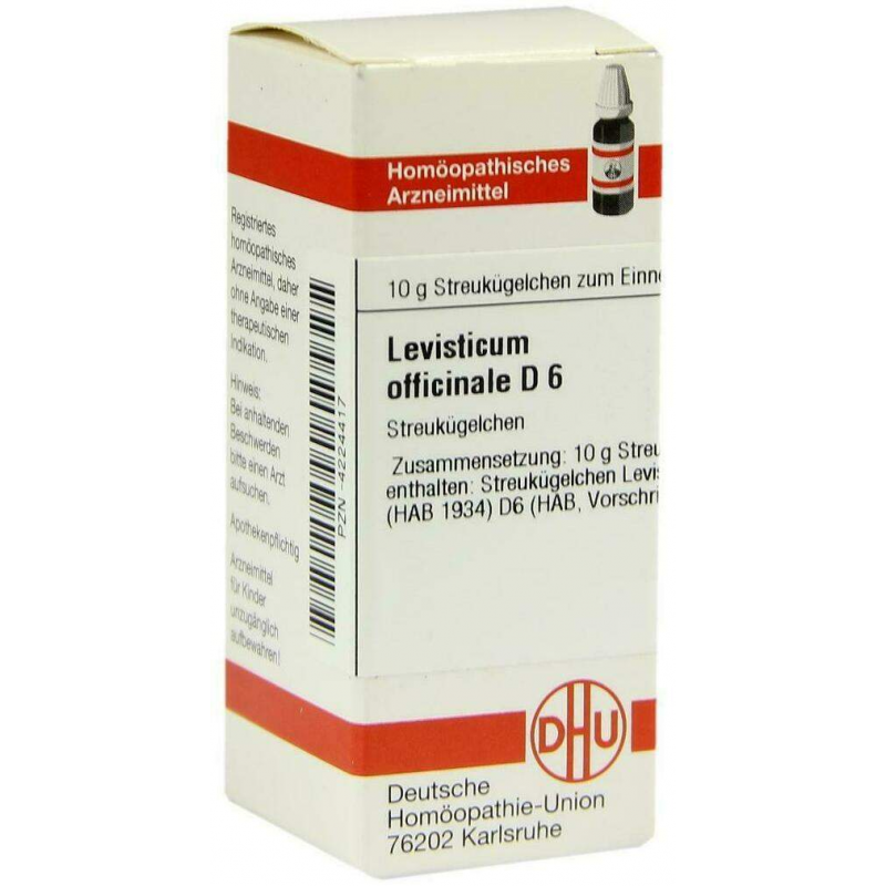 Dhu Levisticum Officinalis D6 10 G Globuli