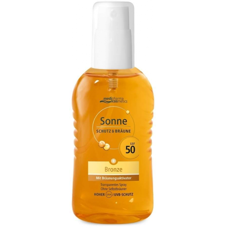 medipharma cosmetics Sonne Schutz & Bräune Bronze LSF 50 200 ml Pumpspray