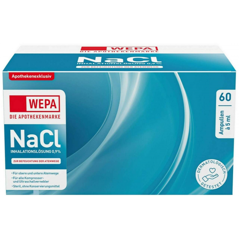 WEPA Inhalationslösung Nacl 0,9% 60 x 5 ml