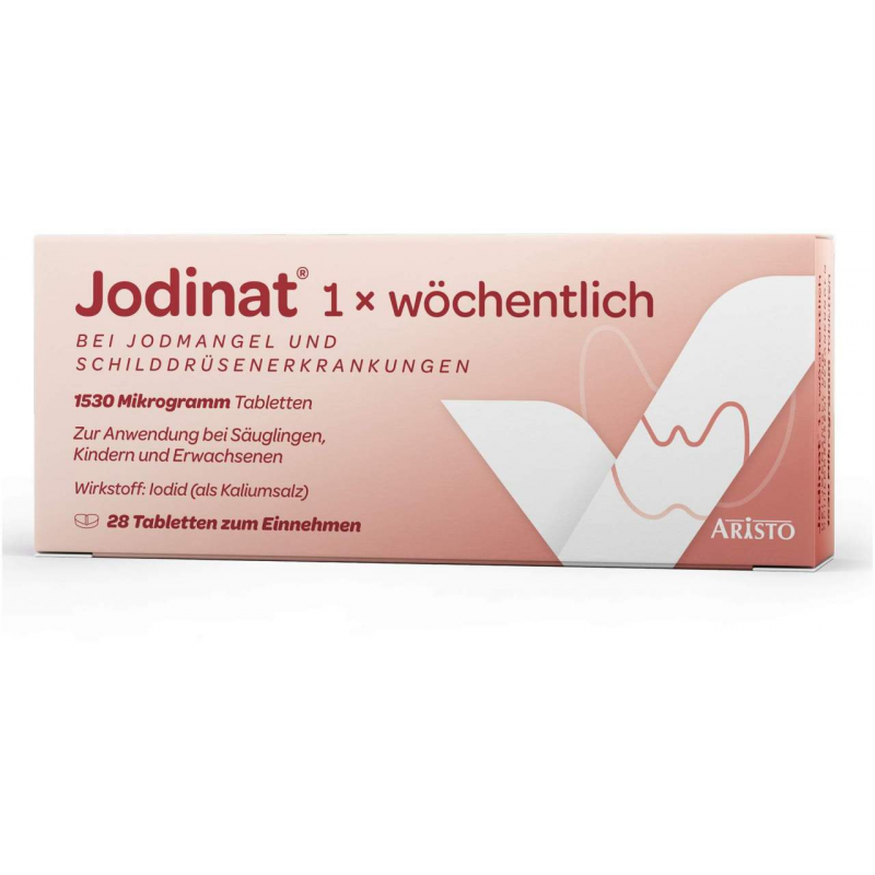 Jodinat 1x wöchentlich 1530 Mikrogramm 28 Tabletten
