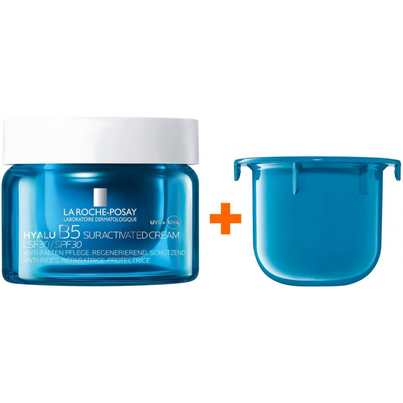 La Roche Posay Hyalu B5 Suractivated Cream LSF30 50 ml + La Roche Posay Hyalu B5 Suractivated Cream LSF30 50 ml Refill