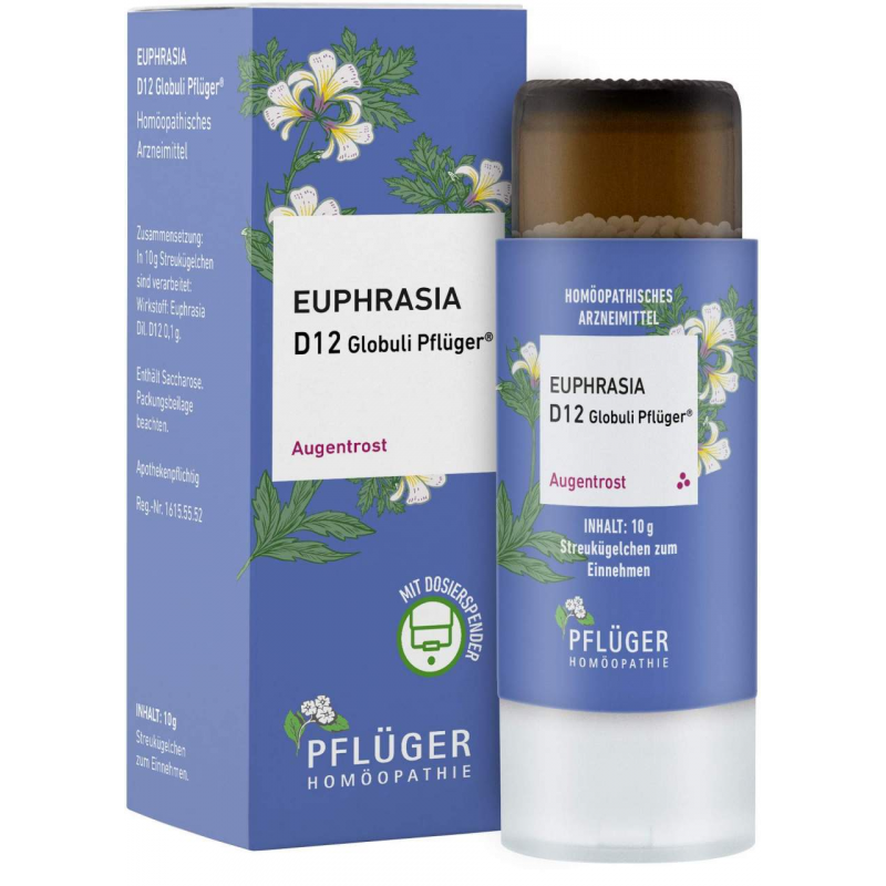 Euphrasia D 12 Globuli Pflüger Dosierspender 10 g