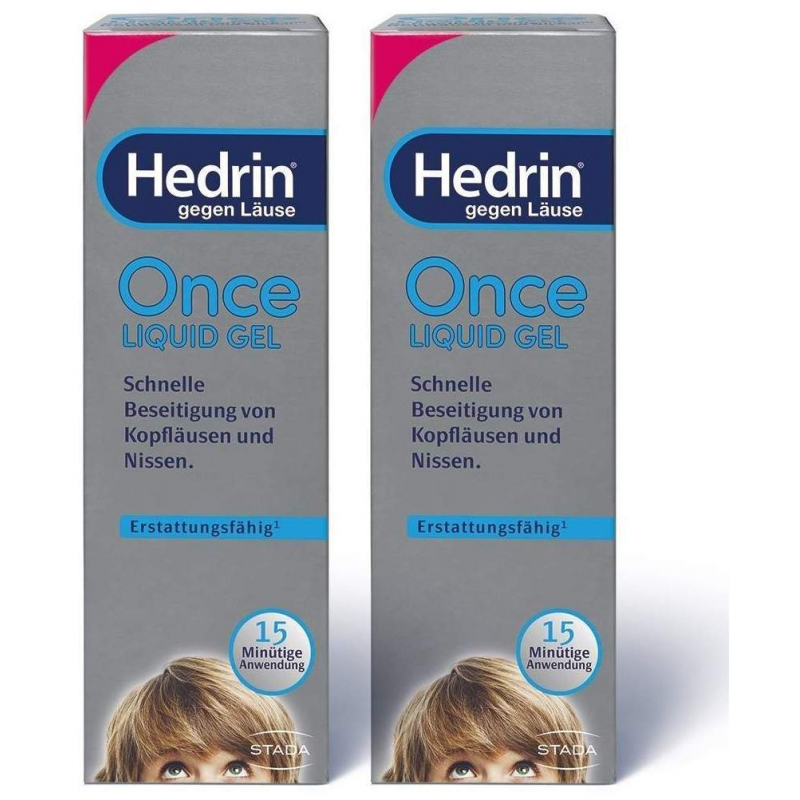 Hedrin Once Liquid Gel 2 x 100ml