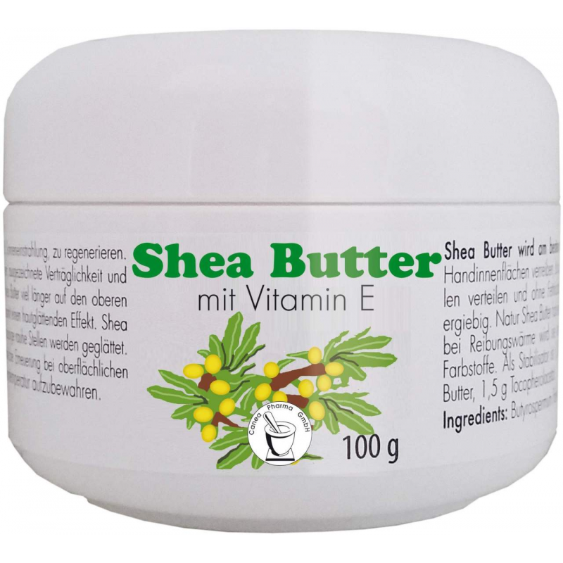 Shea Butter Mit Vitamin E 100 G