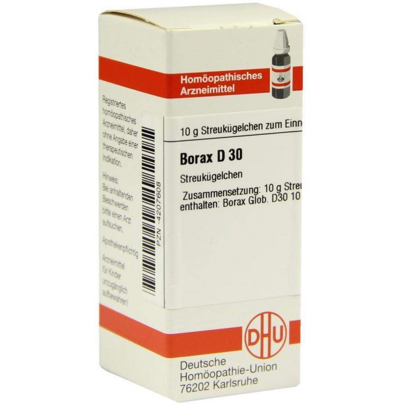 Dhu Borax D30 10 G Globuli