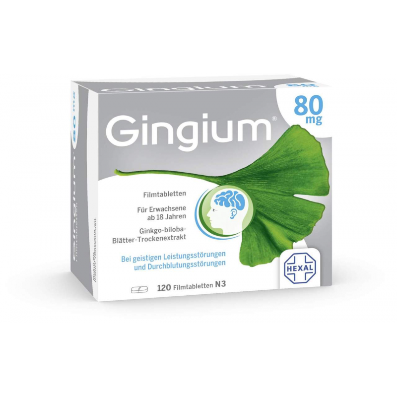 Gingium 80 mg 120 Filmtabletten