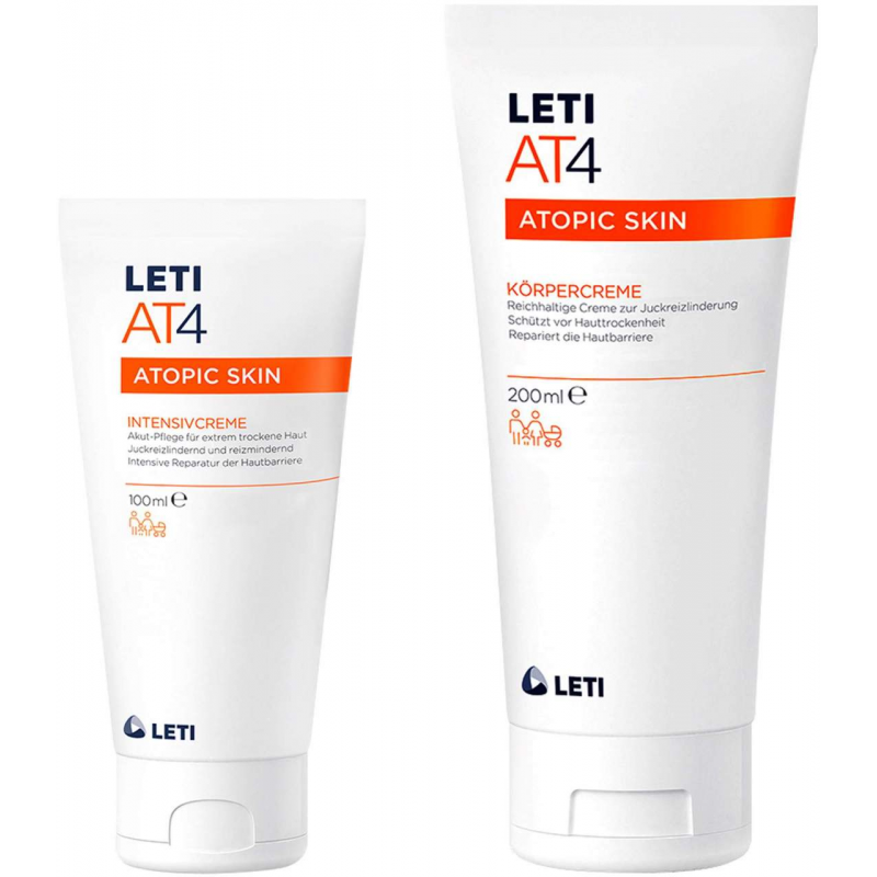 LETI AT4 Intensivcreme 100 ml + LETI AT4 Körpercreme 200 ml