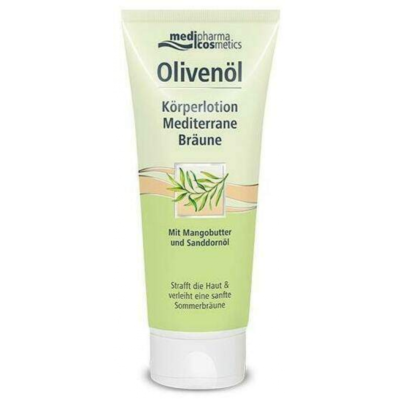 medipharma cosmetics Olivenöl 200 ml Körperlotion mediterrane Bräune