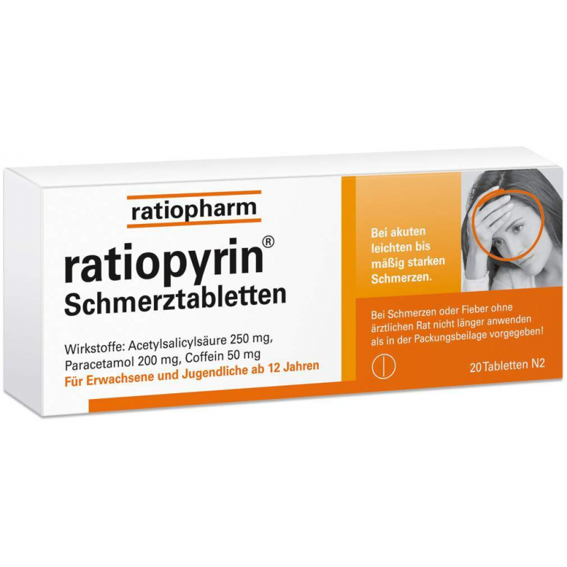 Ratiopyrin 20 Schmerztabletten