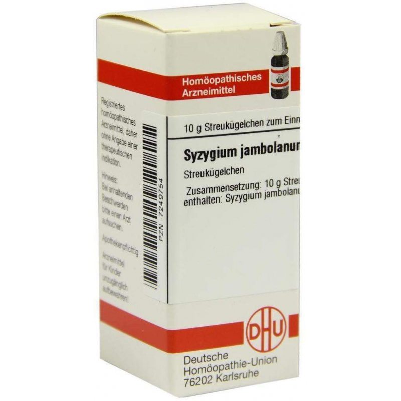 Dhu Syzygium Jambolanum D4 10 G Globuli