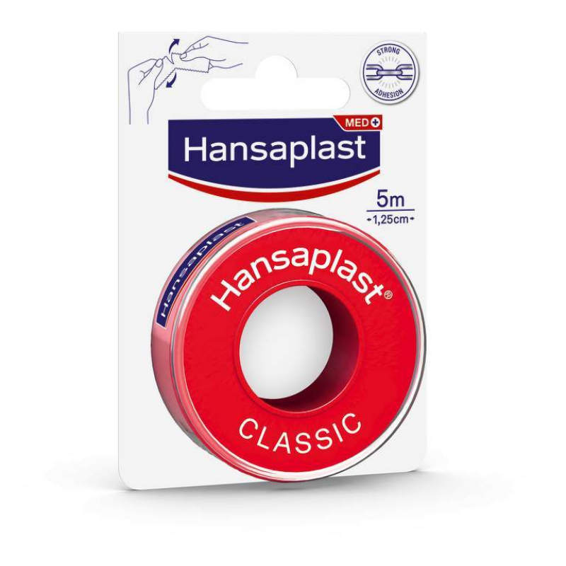 Hansaplast Fixierpflaster Classic 5 m x 1,25 cm 1 Rolle