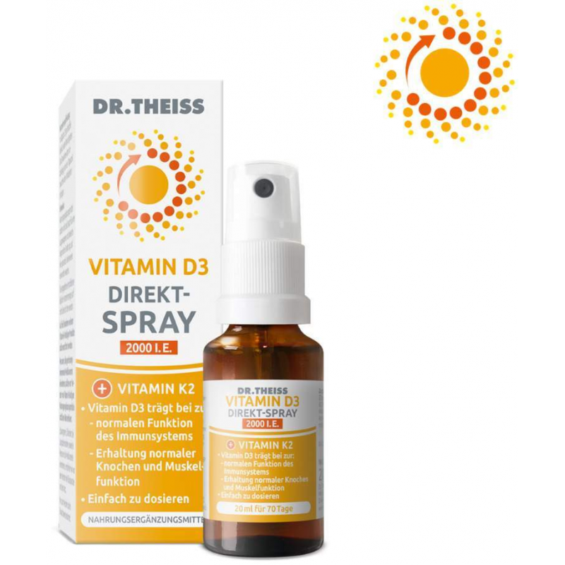Dr.Theiss Vitamin D3 Direkt-Spray 20 ml